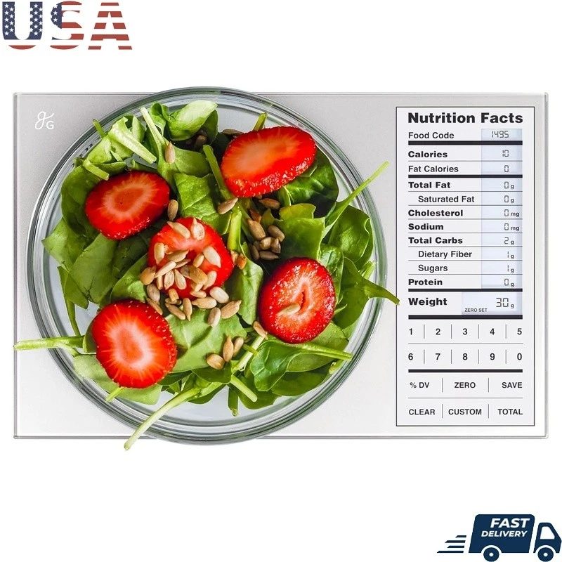 Nutrition Scale Food Analyzer 0.1g Accuracy 2000 Foods LCD Tare Function New