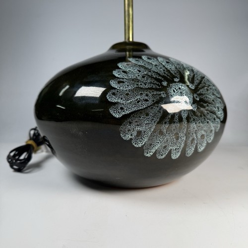 Large Lotus Studio Pottery Lamp Base, Stoke Gabriel Devon, M&E Skipwith - MCM - Foto 4 di 11