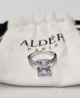 Alder Paris Éclat Étoilé Amour Ring sz 5.5 Sterling Silver
