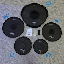 RTOM Black Hole Snap-On Mesh Black Practice Pad Set (V2)