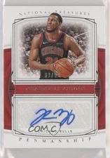 2019-20 Panini National Treasures Penmanship /99 Thaddeus Young #PM-TYG Auto