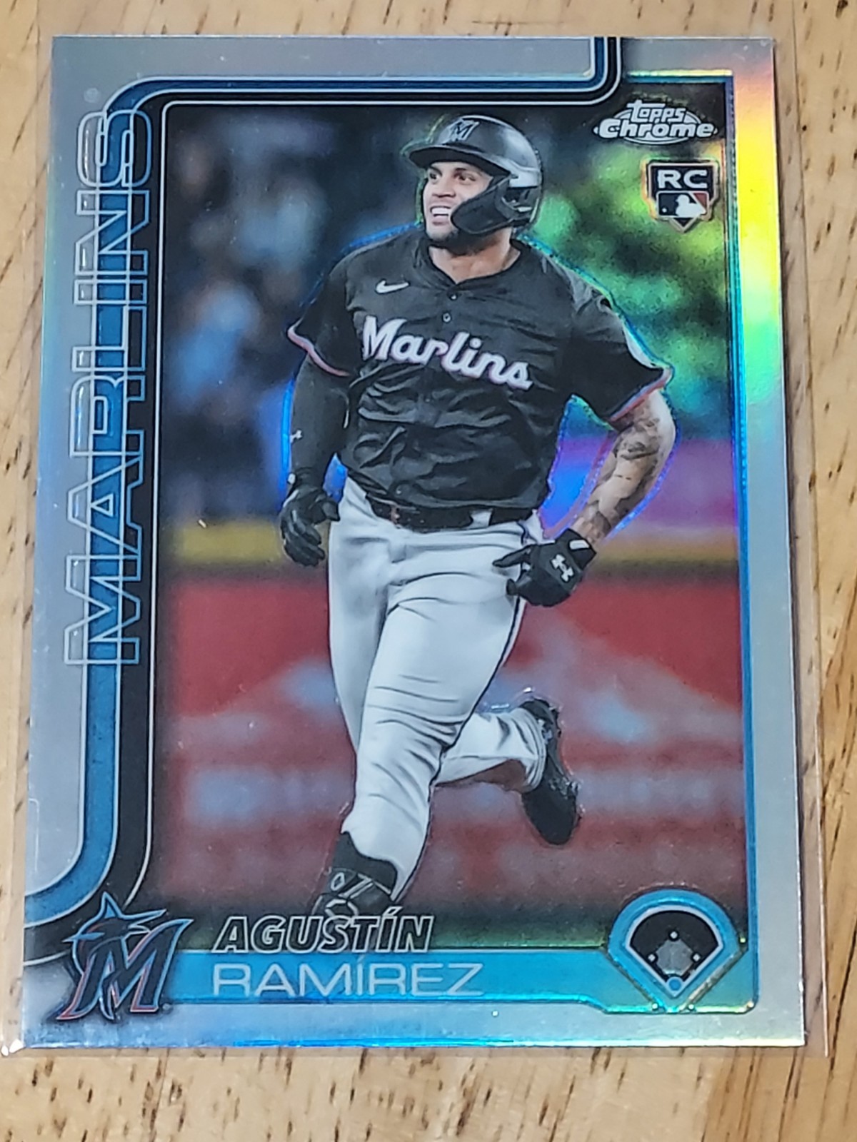 2025 Topps Chrome Update Agustin Ramirez Refractor RC #USC200 Marlins Mint!