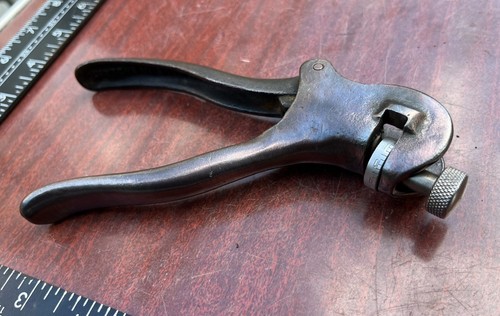 Eclipse Saw Set No 77 / Setting Pliers - Vintage old Tool bronze type metal - Picture 7 of 8