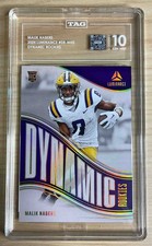 2024 Panini Luminance Malik Nabers #DR-MNS Dynamic Rookies RC Giants Tag 10