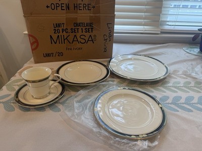 Mikasa Chatelaine Fine China Service For 12 Plus 5pc Serving Set