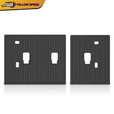 Black TPE 3rd Row Seatback Protector Mats 2PCS Fit For Subaru Ascent 2019-2026