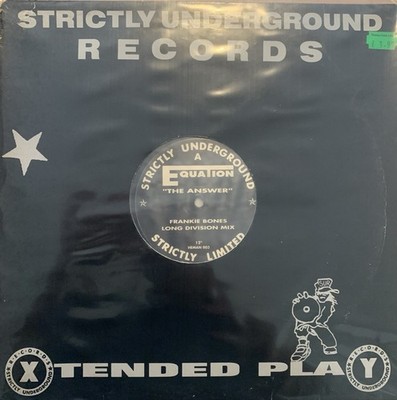 Equation - The Answer 12  Vinyl House Classic VG