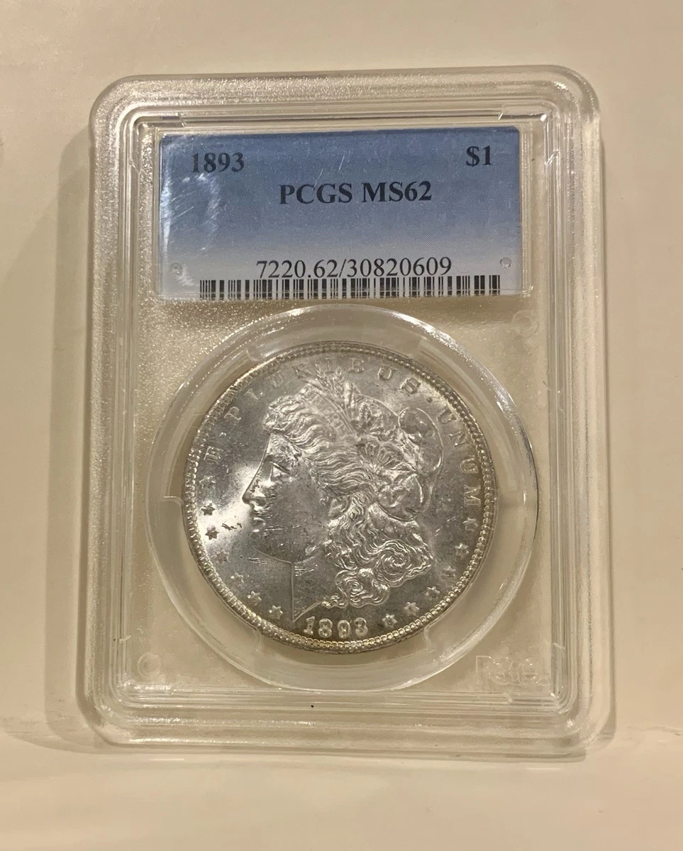 MS 62 Graded 1893 Year Morgan US Dollars (1878-1921) for sale | eBay