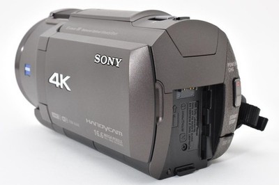 Sony FDR-AX40 4K Video Camera Bronze Brown with Charger Used | eBay