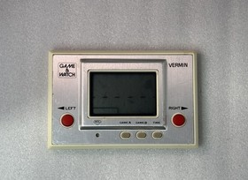 Game & Watch Vermin Nintendo Rare Vintage Good Used Tested Working Japan JP
