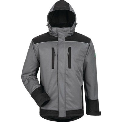 Wintersoftshelljacke Ajax Gr.L grau/schwarz ELYSEE