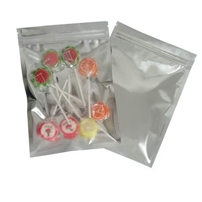 100 Pack Mylar Bags - 4.7x7.9 Inch Packing Pouch Bags Resealable Clear Zip Lo...