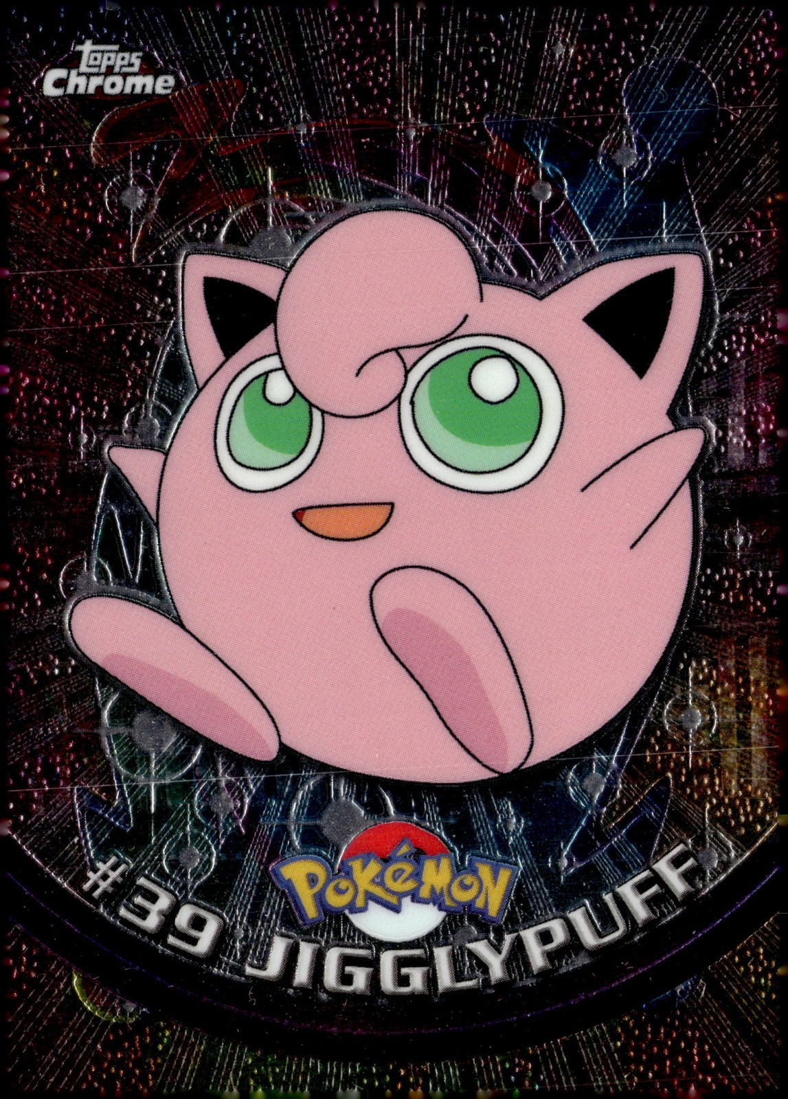 Pokemon Card -Jigglypuff 2000 Topps Chrome TV Animation Edition #39 Card