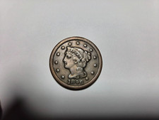 1846 large cent MEDIUM DATE EX. FINE
