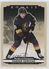 2022-23 Upper Deck Parkhurst Champions Rookies Kaedan Korczak #289 0t2