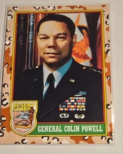 1991 Topps Desert Storm General Colin Powell #2 Rookie Card RC