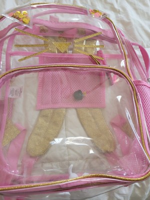 Clear Kitty  Cat Backpack