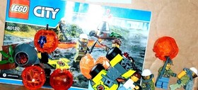 LEGO CITY: Volcano Starter Set (60120) #60 blue Minifigures Toys for Christmas