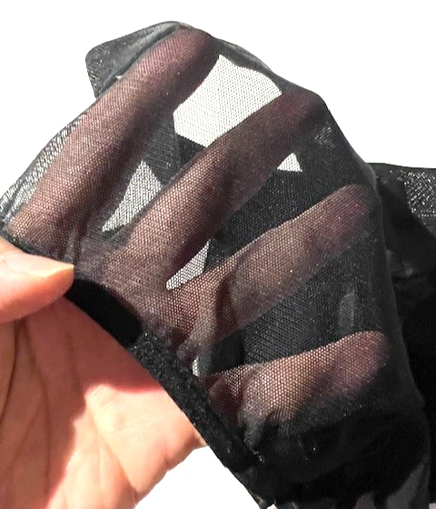 Nuevo PPU Hombres Negro Transparente Ver a Través Malla Deportiva Calzoncillo Ropa Interior talla L Foto 4 de 4