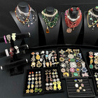 157 Pc Higher End Vintage Estate Costume Jewelry Lot Rhinestones & More Lot 862 — photo 2