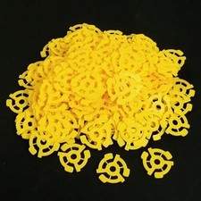 Bags Unlimited ARI4510 7 Inch 45 RPM Record Inserts 100 Pack Yellow