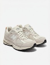 New Balance 2002R White Vachetta Tan Chunky Retro Mesh Sneakers Trainers Uk4