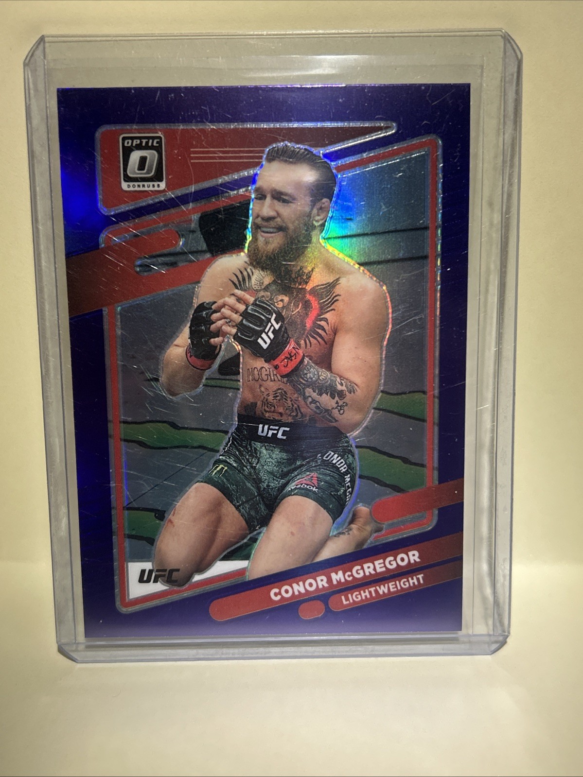 2022 Panini Donruss Optic UFC - Conor McGregor #75 Purple Prizm
