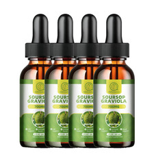 Pure Soursop Graviola Extract Liquid Drops Support Regeneration, Immune Boost
