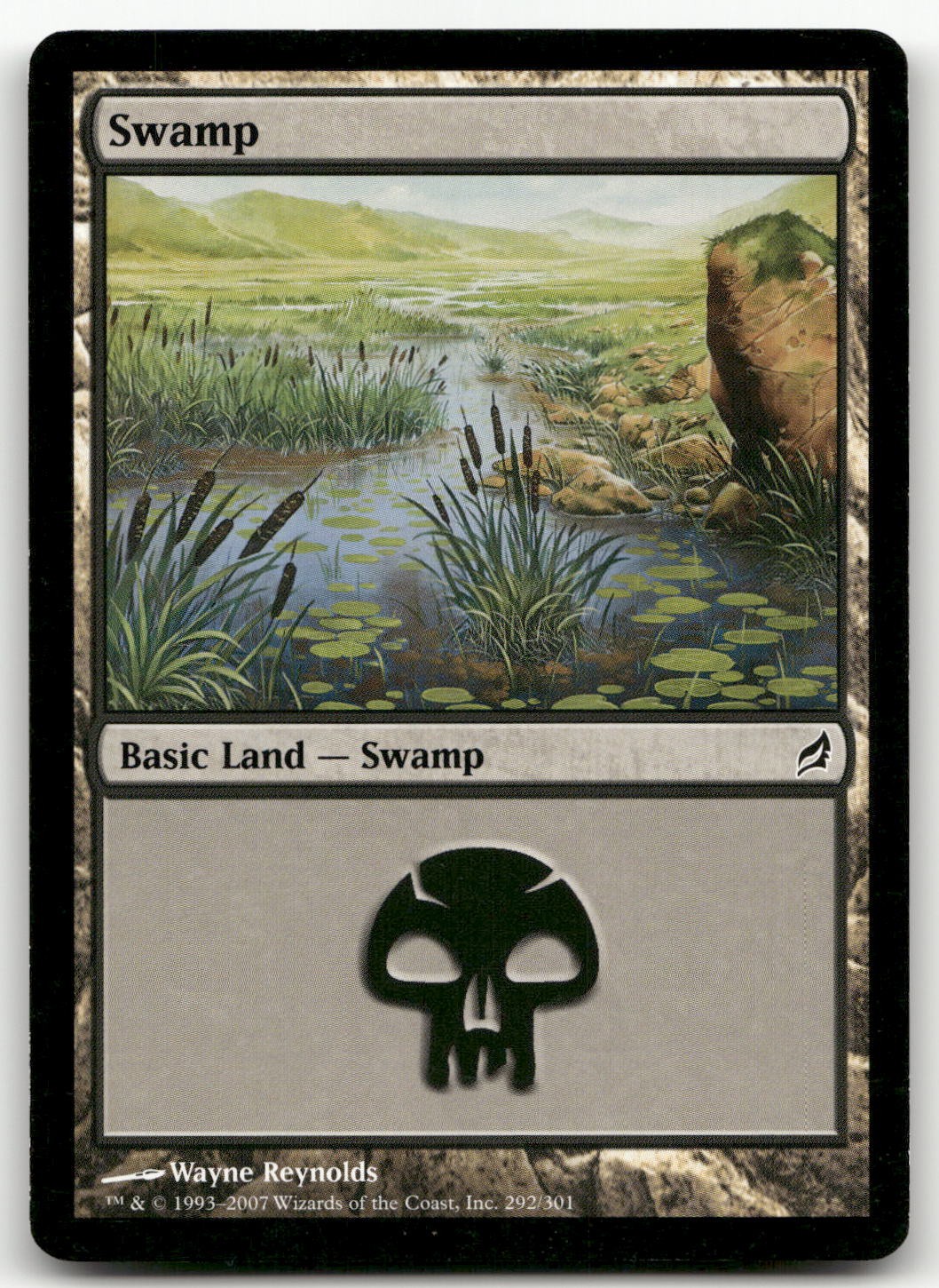 Swamp (292) #292 (LP) Lorwyn LRW Magic MTG