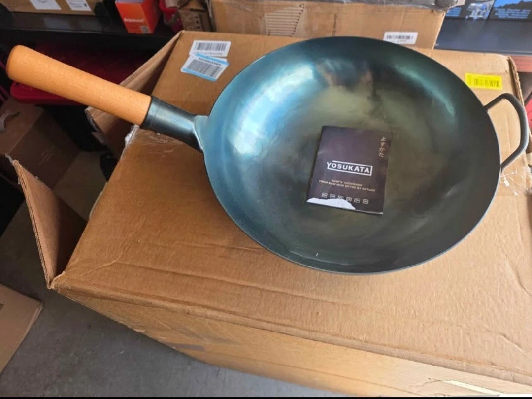 YOSUKATA 14" Round Bottom Carbon Steel Wok Pan
Opens in a new window or tab