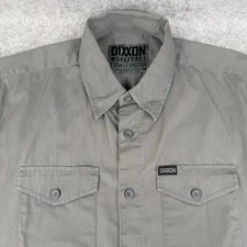 Dixxon Flannel Workforce Form and Function Short Sleeve Shirt Gray Large