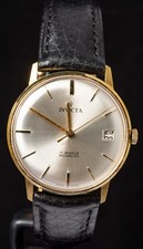 Invicta Silver Dial Gold-Plated Men