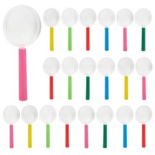 Magnifying Glass Kids 30 Pieces Plastic Magnifier Blue,green,pink,red