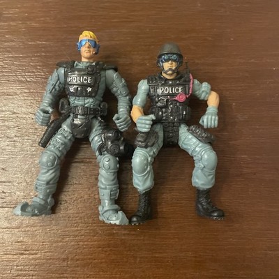 Chap Mei SWAT Police Action Figure Articulated 4 Inch 