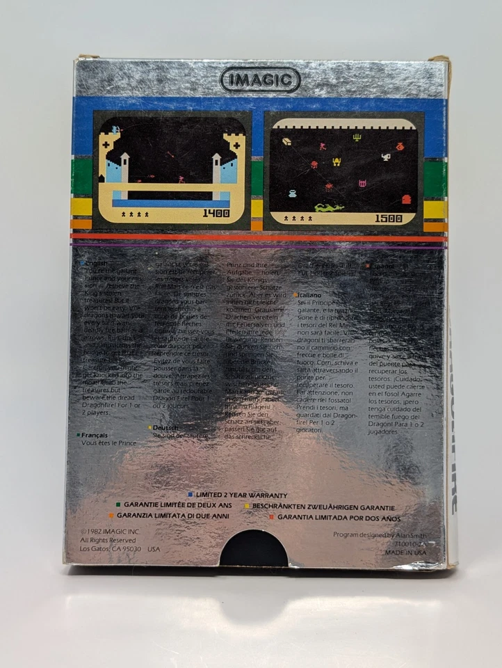 Dragonfire (Intellivision, 1983) - CIB Complete - Image 2 of 4