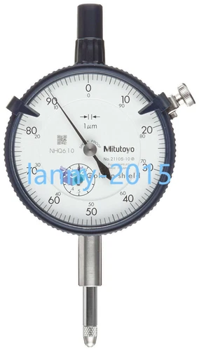 1PC Mitutoyo 2110S-10 Dial Indicator M2.5X0.45 Thread 8mm Stem Dia Lug Back