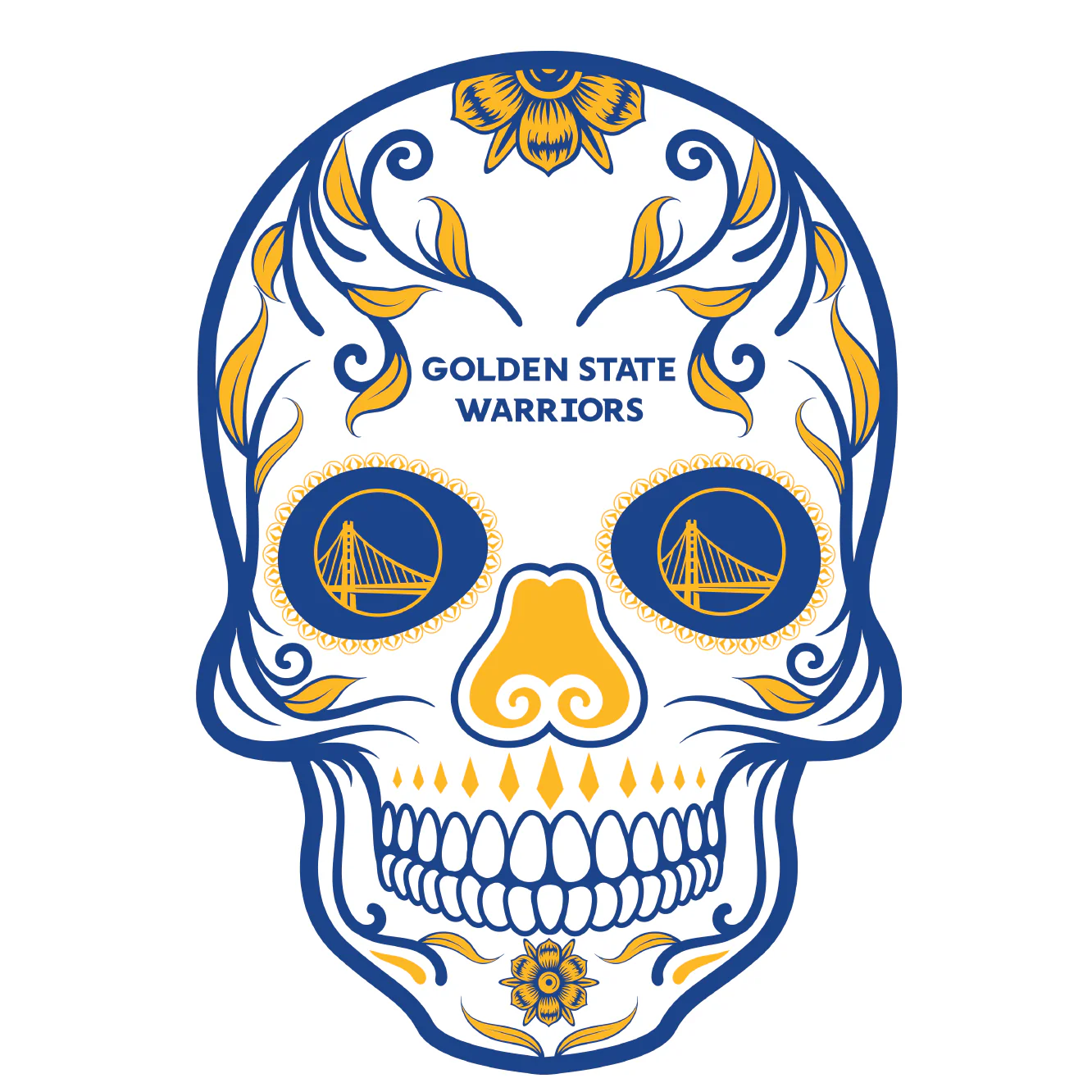 Golden State Warriors NBA Weather Resistant Vinyl Die Cut Sticker Decal 05