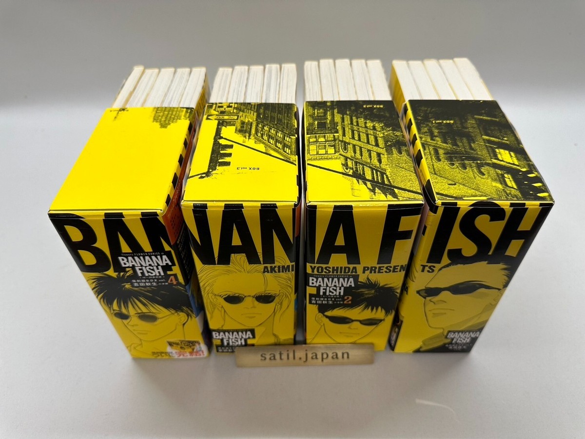 BANANA FISH Comic book Complete Vol.1 to 20 Box set Manga reprint