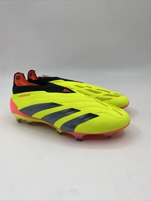 Adidas Predator Elite Laceless FG Solar Yellow Soccer IE2366 