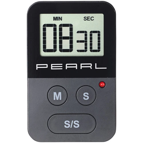 PEARL Digitaler Küchen-Timer mit Stoppuhr, akustischem und optischem Alarm - Bild 3 von 5