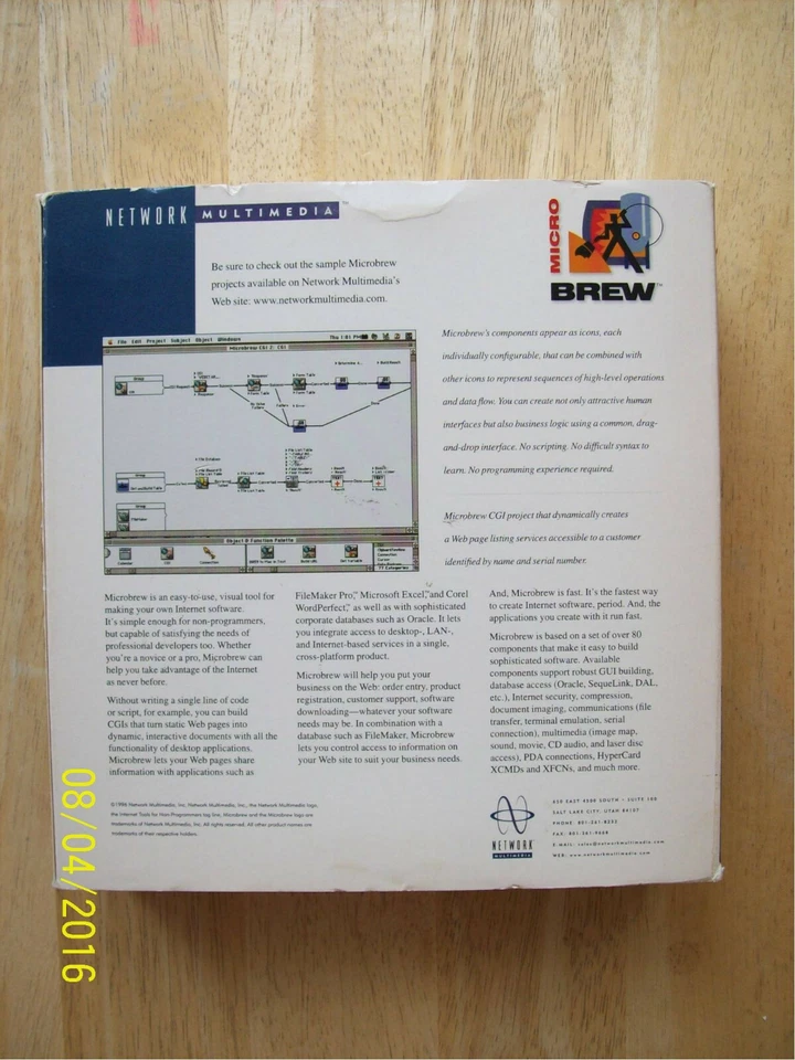 Artículo de coleccionista Network MultiMedia MicroBrew v1.3 (Serius89/Novell Appware) Foto 3 de 4