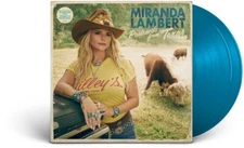 Miranda Lambert Postcards from Texas Sea Blue Vinyl 2024 Two Record Set