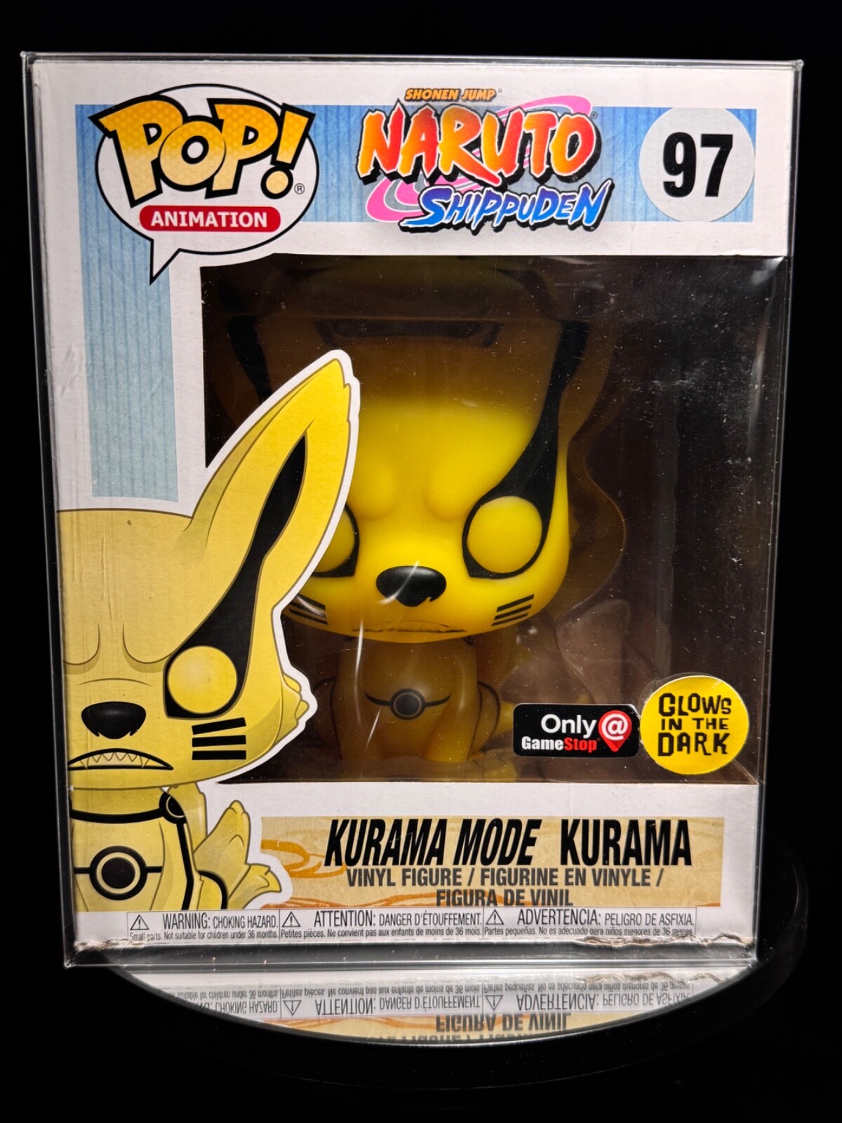 Funko Pop! Vinilo: Modo Kurama (Gitd) #97 Naruto Shippuden Exclusivo De Gamestop