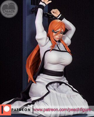Orihime Inoue, Bleach, Manga, sexy Pin Up, Figur, 3D Druck, Statue, UNBEMALT
