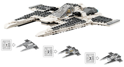 どらちゃんマントルピース LEGO 75348 Mandalorian Fang Fighter vs TIE Interceptor - Fang