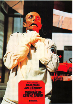 James Bond 007 - Moonraker - Streng geheim ORIGINAL Aushangfoto Roger Moore