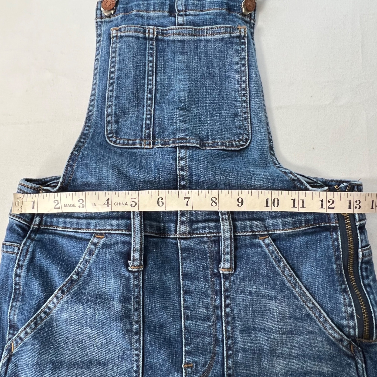 Madewell Skinny Overalls in Cedarburg Size Small image 7