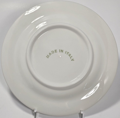 Vtg Set of 4 Tre Ci Italian Earthenware Bumble Bee & Floral 8.5" Salad Plates - Picture 5 of 9