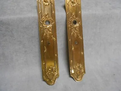 Buy Antique French  Brass Door FINGER PUSH PLATES