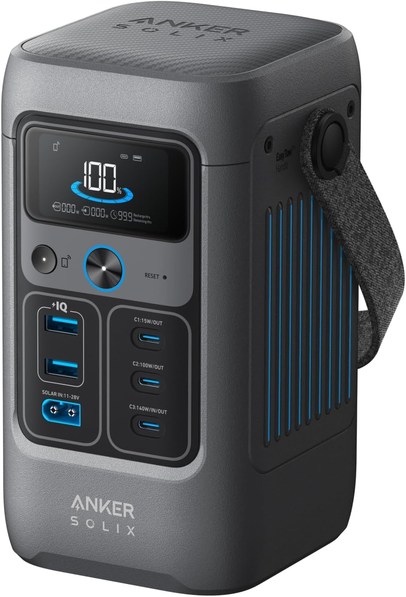[新品未開封]Anker Solix C200 Portable Power Anker SOLIX C200 DC Power Bank Station, 192Wh Portable Power